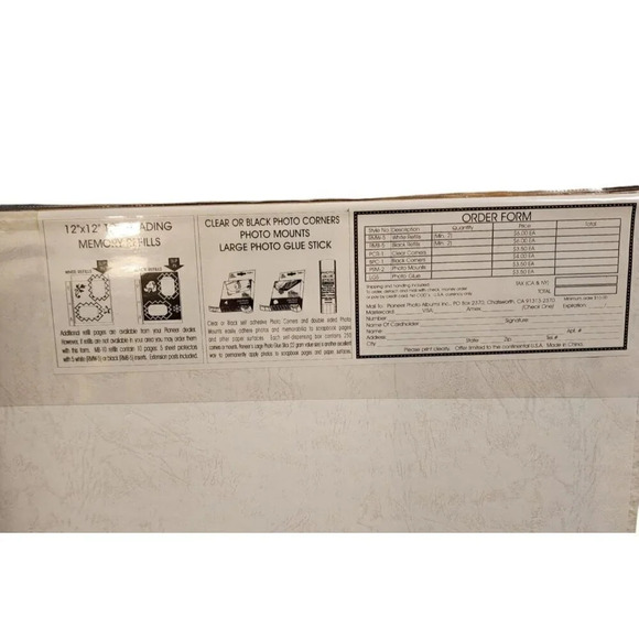 NEW Pioneer E-Z Load 12" x 12" Memory Book  20 Top Loading Pages  Acid-Free - Picture 4 of 6